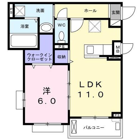 フォーチュンパークIIの物件間取画像